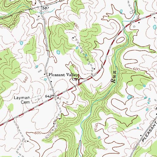 Topographic Map of First Apostolic Church, KY