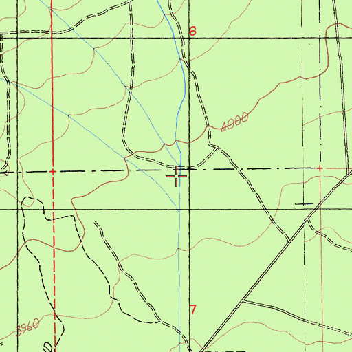 Topographic Map of Pilgrim Creek, CA