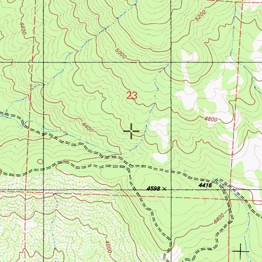 Topographic Map of Pine Grove Mine, CA
