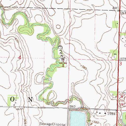 Topographic Map of Stonegate Orchard, MN