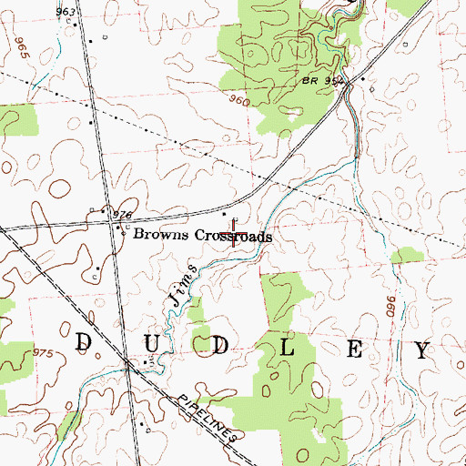 Topographic Map of McKinley Farms, OH