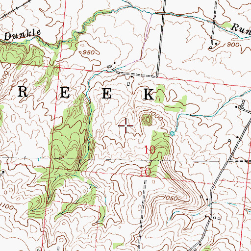 Topographic Map of Albert Family Tree Farm, OH