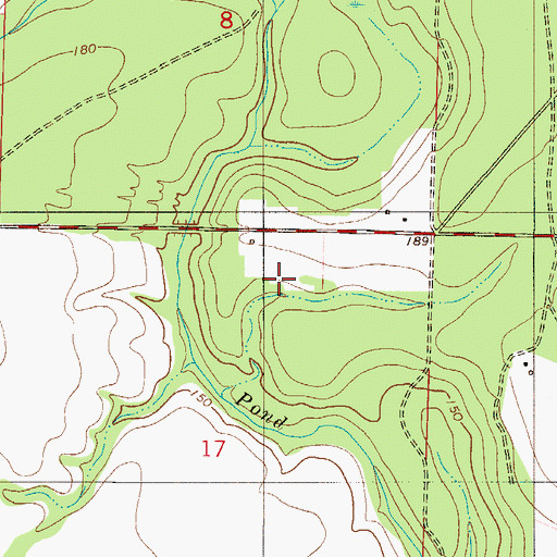 Topographic Map of Allentown Division, FL