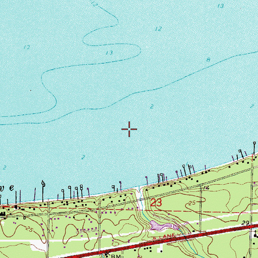 Topographic Map of Midway Division, FL