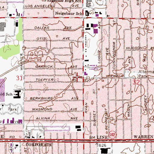 Topographic Map of Unification Church, MI