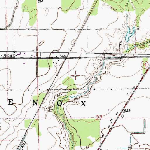 Topographic Map of Haire Cemetery (historical), MI
