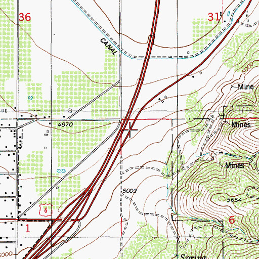Topographic Map of C S Lewis Academy, UT