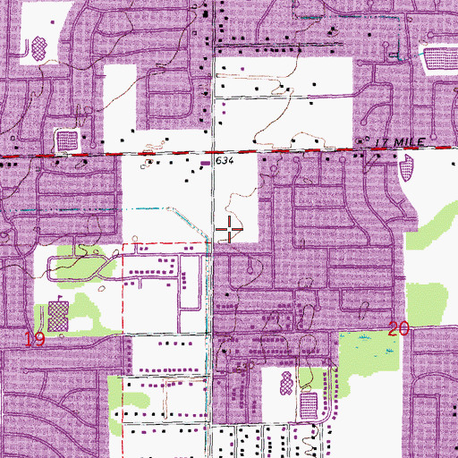 Topographic Map of Holy Ghost Orthodox Church, MI