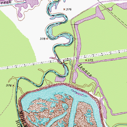 Topographic Map of Harpes Hill Valley, KY