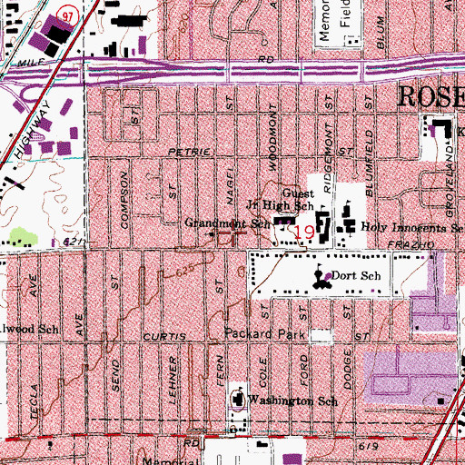 Topographic Map of First Church of Understanding, MI
