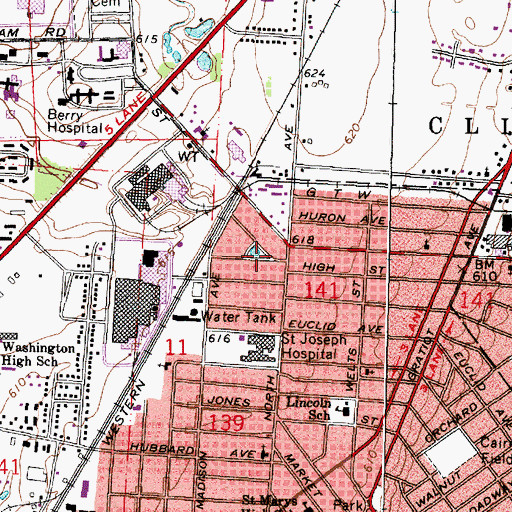 Topographic Map of Dorothea Lenore Park, MI
