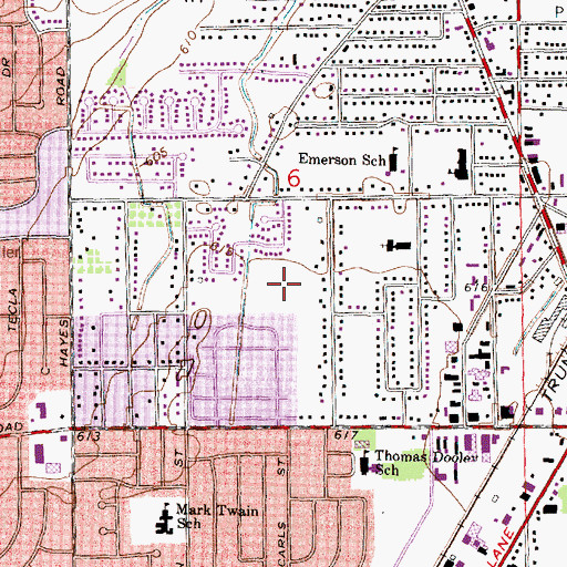 Topographic Map of McKinley Park, MI