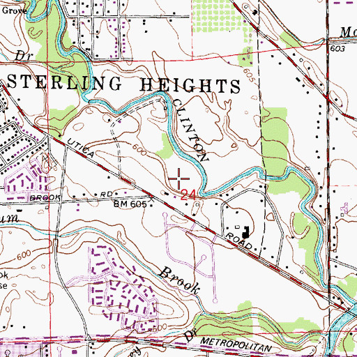 Topographic Map of Rammler Golf and Country Club, MI
