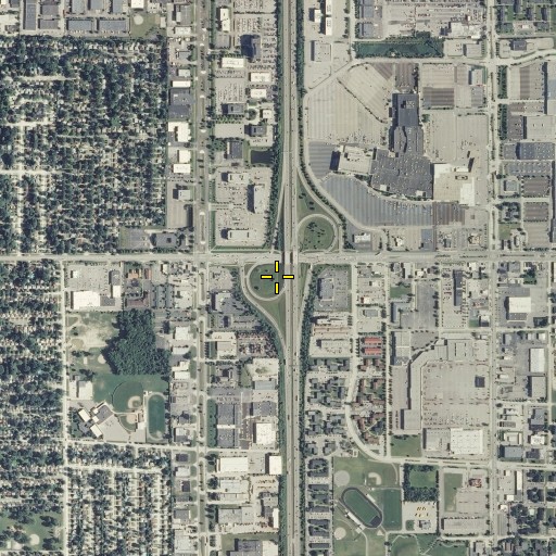 Aerial/Satellite Image of Interchange 65A, MI