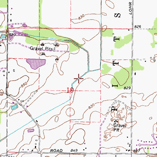 Topographic Map of Stonebridge Country Club, MI