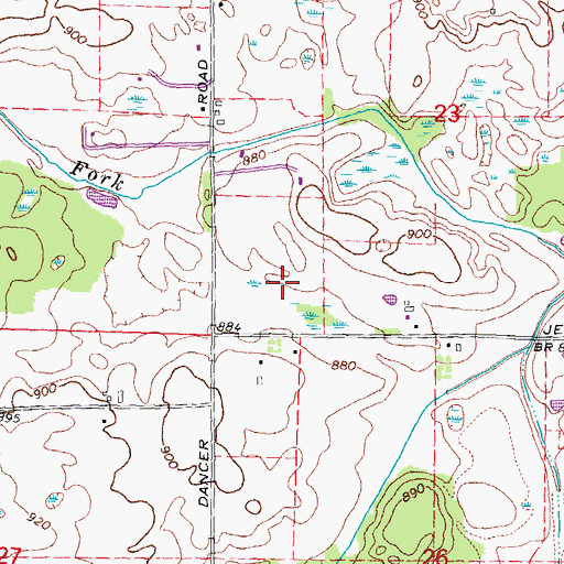 Topographic Map of Reddeman Farms Golf Club, MI