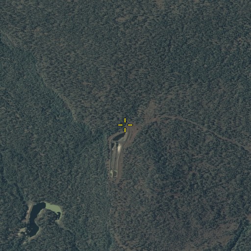 Aerial/Satellite Image of Blind Spring, AZ