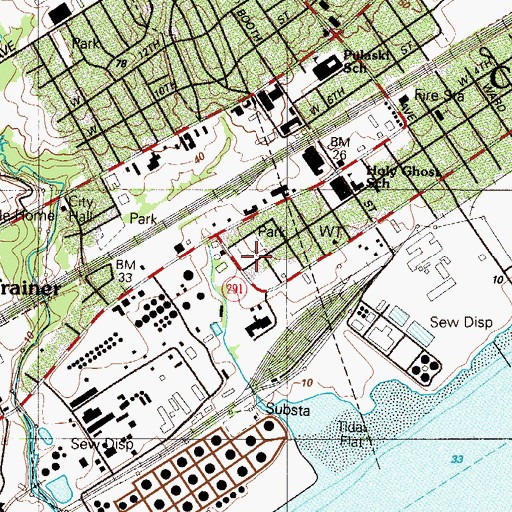 Topographic Map of Apostolic Catholic Church of the Beatitudes, PA