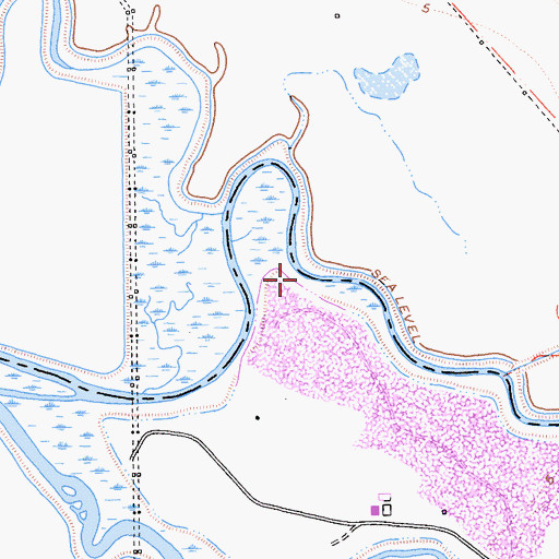 Topographic Map of North Coyote Slough, CA