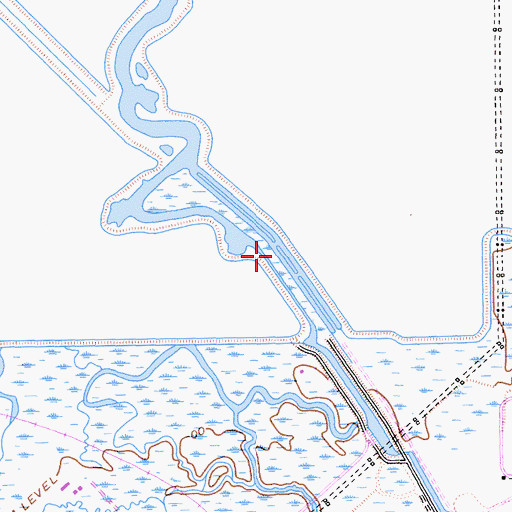 Topographic Map of Artesian Slough, CA