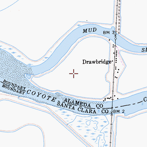 Topographic Map of Salt Pond A21, CA