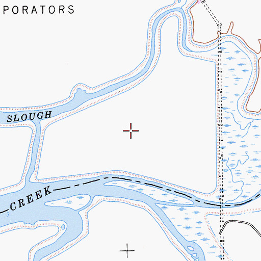 Topographic Map of Salt Pond A19, CA