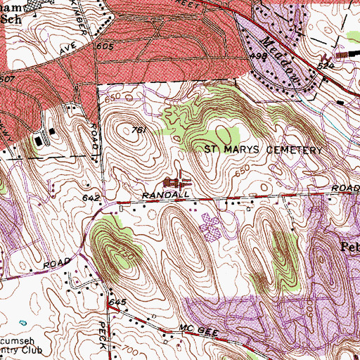 Topographic Map of Christian Brothers Academy, NY