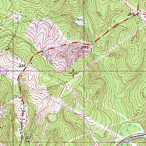 Topographic Map of Rockingham Quarry, NC
