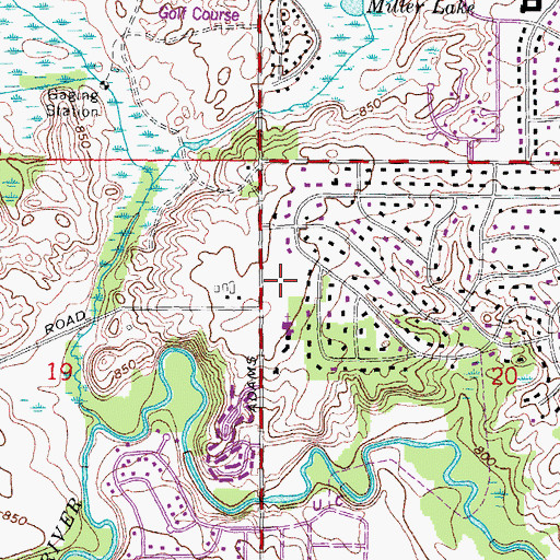 Topographic Map of Brookfield Academy-Rochester Hills, MI