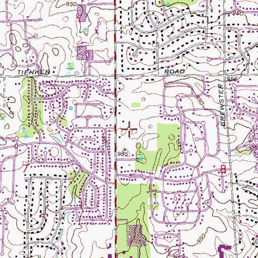 Topographic Map of Eugene S Nowicki Park, MI