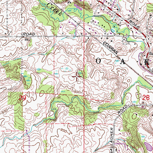 Topographic Map of Wyndgate Golf Course, MI