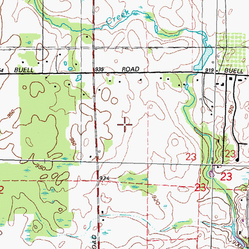 Topographic Map of Blackheath Golf Course, MI