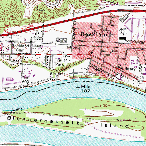 Topographic Map of Atlas Pit, OH