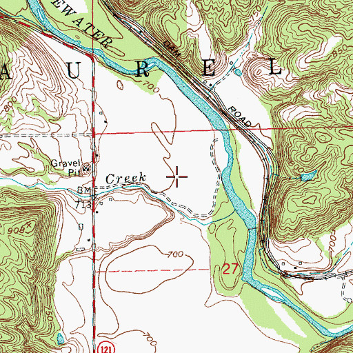Topographic Map of Turner Stone Quarry, IN