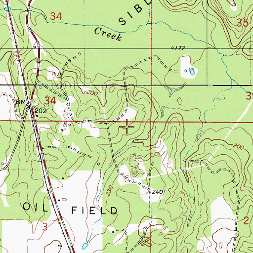 Topographic Map of Gray Pit, LA