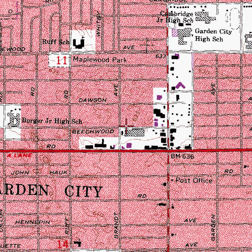 Topographic Map of Henry Ford's Honeymoon House Historical Marker, MI
