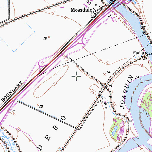 Topographic Map of Alegre Pit, CA