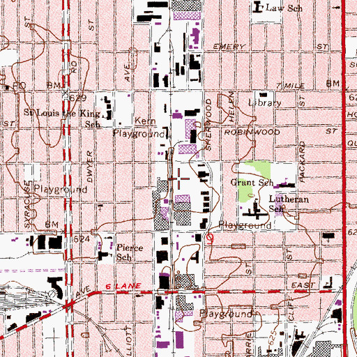 Topographic Map of North Detroit Station (historical), MI