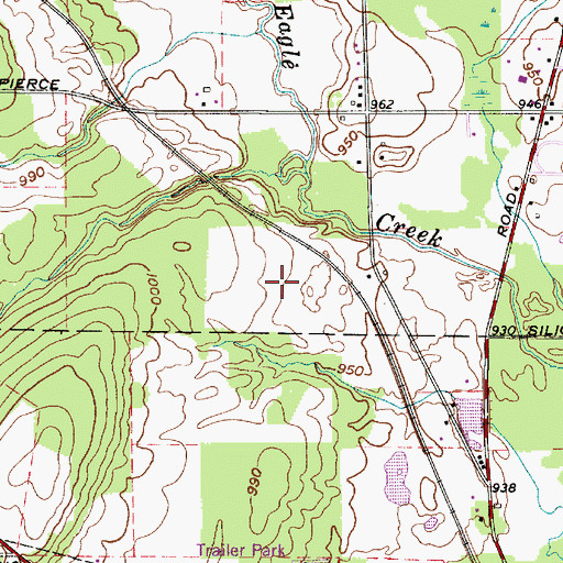 Topographic Map of Nelson Christmas Tree Farm, OH