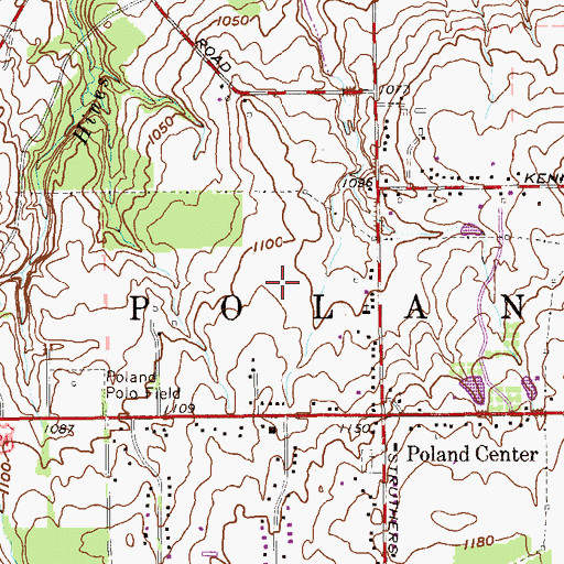 Topographic Map of Pioneer Trails Tree Farm, OH
