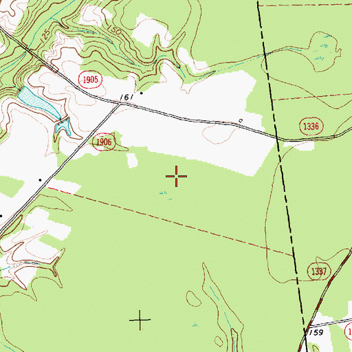 Topographic Map of Carolina Fish Hatchery, NC