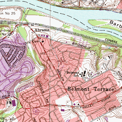 Topographic Map of Norview Farm Greenhouse, PA