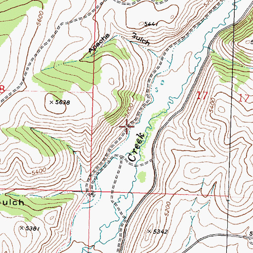 Topographic Map of Bobcat Field, MT