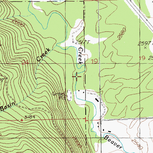 Topographic Map of Craik Airport, MT