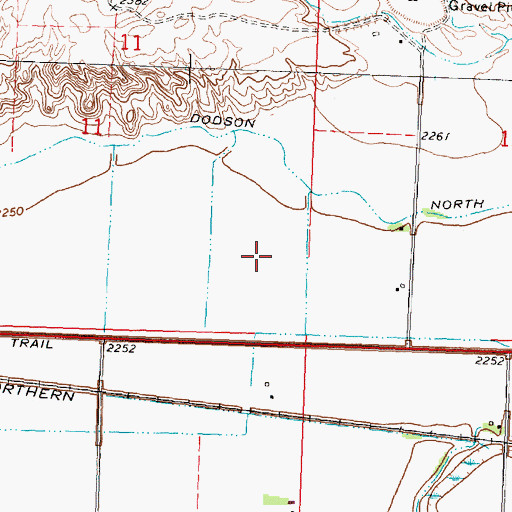 Topographic Map of Malta Airport, MT