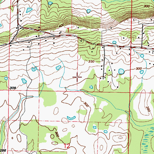 Topographic Map of Arkavalley Airport, AR