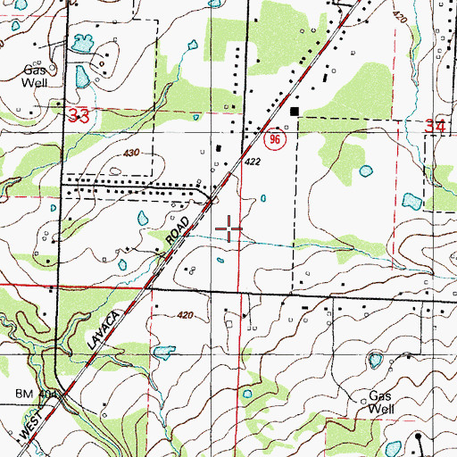 Topographic Map of Flying W Air Park Inc, AR