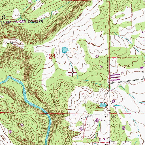 Topographic Map of Fly "N" K Airport, AR