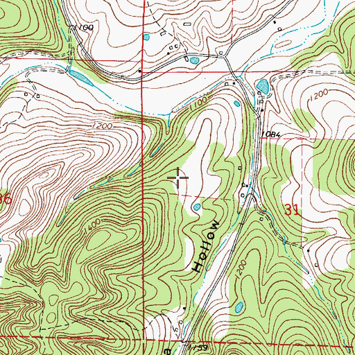 Topographic Map of Black Horse Landing Ultralight Flightpark (historical), AR