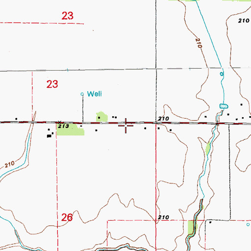 Topographic Map of Tripp Strip, AR